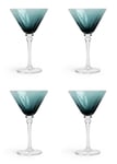 Habitat Japonica Set of 4 Martini Glasses