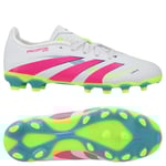 adidas Predator League Mg Celestial Victory - Vit/lucid Pink/lucid Lemon Barn, storlek 36