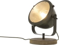 Alaska Bordslampa/Vägglampa 21cm Järngrå/Trä