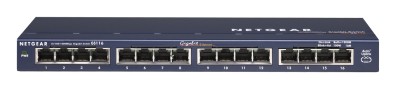 Netgear Prosafe GS116GE, 16-port, Gigabit
