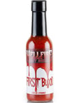 Hellfire First Blood Hotsauce - Superstark Chilisås med Flera Olika Chilisorter 148 ml (USA Import)