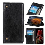 ZHENGNING Protective Case Copper Buckle Nappa Texture Horizontal Flip Leather Case for Nokia 4.2, with Holder & Card Slots & Wallet (Black) Smartphone Slim Cover Shell (Color : Black)