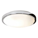 Astro Bathroom Ceiling Light, Metal, E14 (Small Edison Screw), 40 W, Polished Chrome