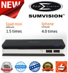 Sumvision Power Bank 10000mah Fast Portable External Battery for Apple Samsung