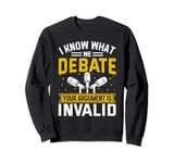 Speech and Debate Gear for Debating Club Debate Team Sweatshirt