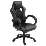 Executive Racing Swivel Gaming Office Chair PU Leather Computer Desk