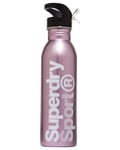 Superdry Stainless Steel Sports Bottle - Pink Champagne Glitter