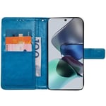 Mobil lommebok 3-kort Motorola Moto G23 - Lyseblå