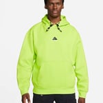 Nike ACG Pullover Fleece Hoodie Therma Fit Cyber Green Black Size XS Extra Small