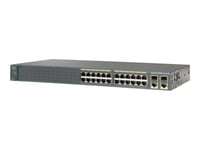 Cisco Catalyst 2960-24TC-S - Commutateur - Géré - 24 x 10/100 + 2 x SFP Gigabit combiné - Montable sur rack