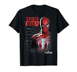 Marvel Spider-Man Game Brick Portrait Graphic T-Shirt