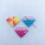 Needle Minder Diamond Pattern Magnetic Needle Keeper Cross Stitch Accessories