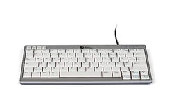 Bakker Elkhuizen BNEU950DE Keyboard DE QWERTZ Ultraboard 950 white-silver