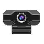Webcam avec microphone 1080p HD Streaming USB 2.0 pour ordinateur portable de bureau, webcam autofocus, Plug & Play, pour streaming, conférence, jeu, classe
