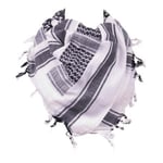 Vanoimports Palestinasjal shemagh svart/vit