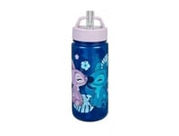 Gourde Enfant Disney Stitch avec paille 500 ml, poignee - Sans BPA - Ecole