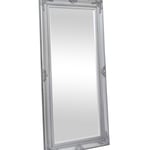 Extra Large Ornate Silver Wall / Floor / Leaner Full Length Mirror 100cm X 200cm