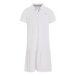 Tommy Hilfiger Girl's Essential Polo Dress KG0KG07777, White, 6 Years