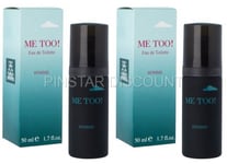 2 X MILTON LLOYD ME TOO - TOP SELLER - EAU DE TOILETTE EDT 50ML HOMME MENS