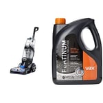 Vax 1-1-142257 Platinum Smartwash Carpet Cleaner, Charcoal/Blue & 1-9-142060 Platinum Professional Carpet Cleaner Solution, 4L