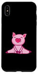 Coque pour iPhone XS Max Superstar de ballerine de gymnastique de porc dansant