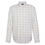 Barbour Caswell Tattersall Regular Fit Shirt Highland Olive/Dress Gord XL -