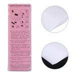 100 ark/påse ben armhåla hårborttagning depilatory nonwoven epilator vaxning remsa papper