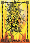 Empire 12630 Affiche de Porte Motif Dragon Tribal 61 x 91,5 cm