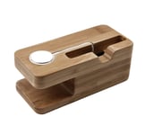 Wooden Charging Dock Phone Stand Charge Dock Station For Apple iWatch iPhone UK