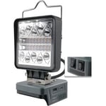 LED spotbelysning 800–1800 lumen för Bosch Home & Garden 18V PBA/PSB/PSR-batteri