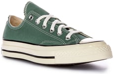 Converse A06524C Chuck 70 Vintage Canvas Low Lace up Trainer Green UK 3 - 12