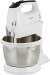 MOULINEX Hand Mixer with stand AND STAINLESS STEEL bowl