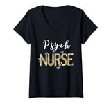 Womens Nurse's Day Nurses Week Nurse Week Psych Women V-Neck T-Shirt