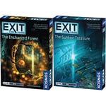 Thames & Kosmos | 692875 | EXiT: The Enchanted Forest & | 694050 | EXiT: The Sunken Treasure | Level: Beginner | Unique Escape Room Game | 1-4 Players | Ages 12+