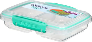 Sistema Small Split TO GO Food Storage Container | 350 ml | Lunch Box with Comp