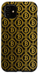 Coque pour iPhone 11 Motif Bitcoin Logos BTC Blanc
