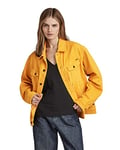 G-STAR RAW Women's Oversized Western Jacket, Yellow (dull yellow gd D22579-D300-D849), L