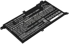 Kompatibelt med Asus VivoBook S14 S430UAEB009T, 11.55V, 3600 mAh