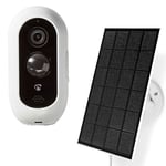 Nedis WIFICBO30WT SmartLife Outdoor Camera + SOLCH10WT Solpanel