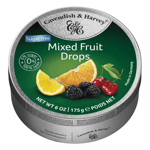 Cavendish & Harvey Mixed Fruit Drops Sugarfree 175g