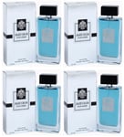 4 x Jazz Club Men's Designer Perfume EDT Spray Men Fragrance Aftershave 400ml