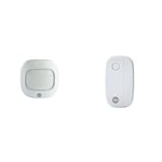Yale AC-PIR Sync Alarm Motion Detector - Sync Smart Home Alarm - 200 m range, White & AC-DC Sync Alarm Door/window Contact - Sync Smart Home Alarm - 200 m range - Works with Alexa, White