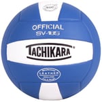 Tachikara Ballon de Volleyball Composite de qualité supérieure, Bleu Roi/Blanc