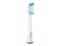 Oral-B Pulsonic Clean - Extra tandborsthuvud - till tandborste - vit (paket om 2) - för Pulsonic 9565, 9585, 9595
