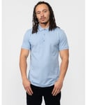 Boss Mens Green Paule Branded Placket Polo Shirt - Blue - Size X-Large