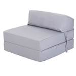 Ready Steady Bed Grey Fold Out Sofa Bed Futon Chair Guest Z bed Folding Mattress