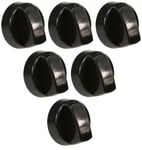 Universal Black Ariston Belling Hotpoint Cooker Oven Hob Knob Adaptor Pack of 6