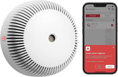 Wi-Fi Smoke Alarm - Smart, Replaceable Battery, EN 14604