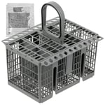 Universal Dishwasher Cutlery Basket Tray Cage + 2 x Limescale Descaler Remover