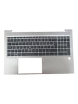 HP 850/EB 15 G7 - ES Topcover - Laptop tagentbord - till ersättning - Spanska - Silver